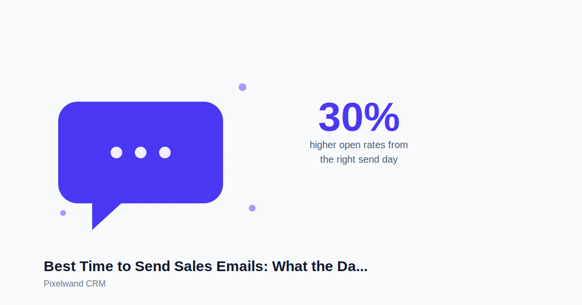 Best Time to Send Sales Emails: What the Data Actually Says (and Where It Disagrees)
