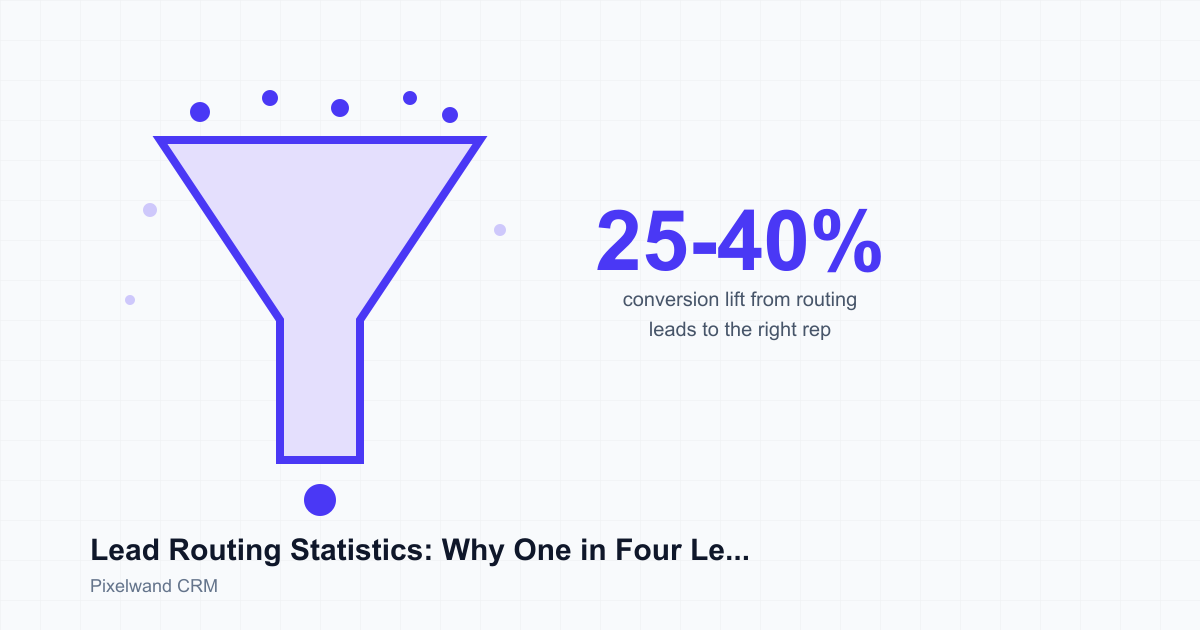 Lead Routing: 1 in 4 Leads Reaches Wrong Rep