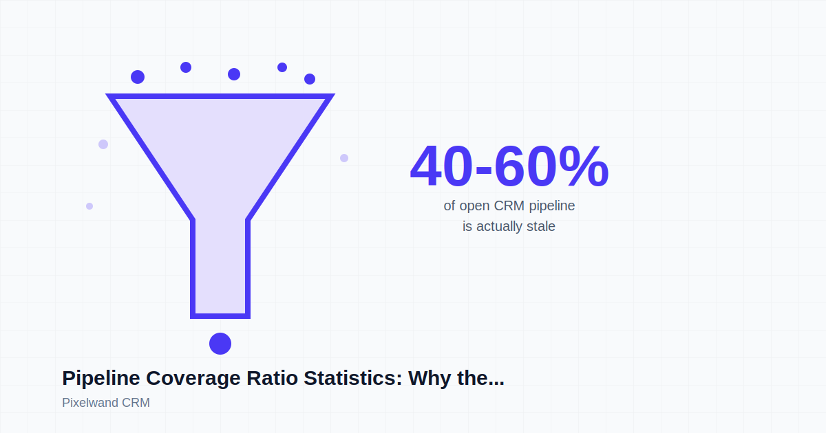 Pipeline Coverage Ratio Statistics: Why the 3x Rule Fails Most B2B Teams